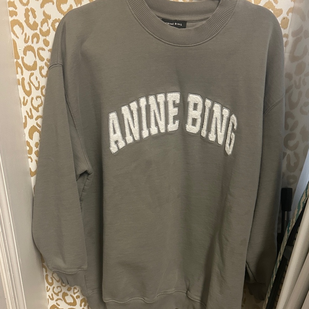 Anine Bing Olive Sweatshirt